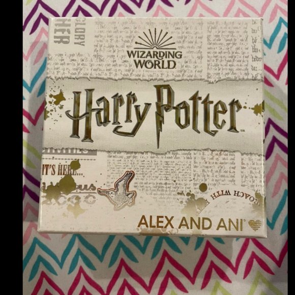 ALEX AND ANI Harry Potter Time Turner Spinner Charm Bangle - Picture 2 of 2